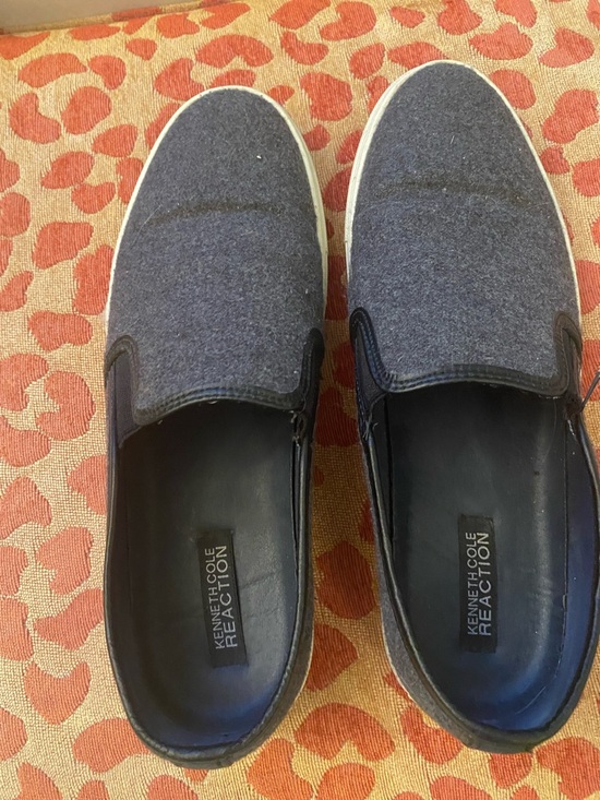 Kenneth Cole Reaction Other - Kenneth Cole Reaction Done It Again Mens black Gray Slip-On Loafers
